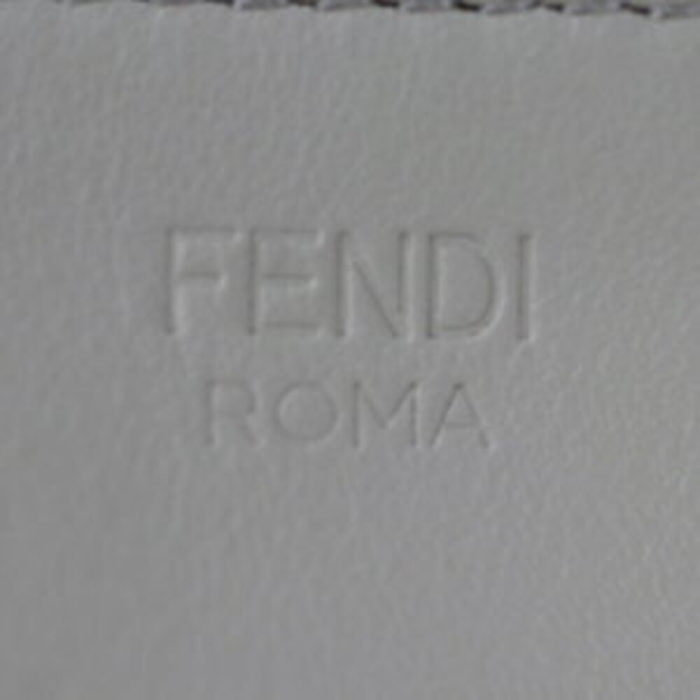 Fendi Triplett leather python black Ivory White B… - image 9